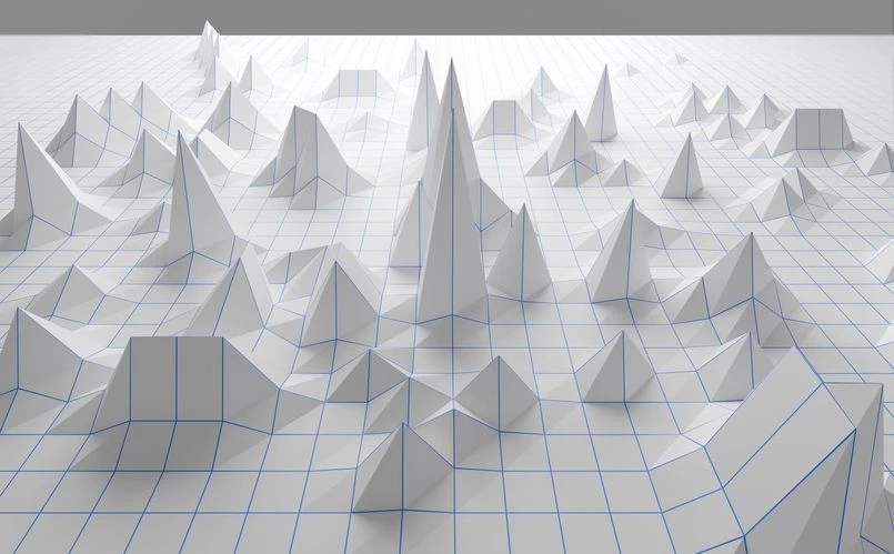 Inflation has reached its peak and is now cooling down as demonstrated in the picture of short and tall paper peaks.