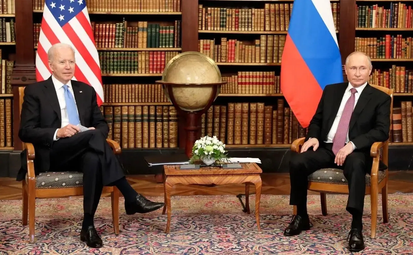Presidents Putin and Biden attending a summit in Geneva to discuss bilateral ties, Ukraine