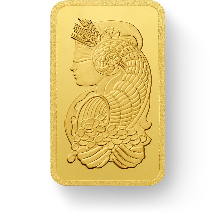 Comprare 1 oncia lingottino d'oro puro 999.9 - PAMP Suisse Lady Fortuna  Front