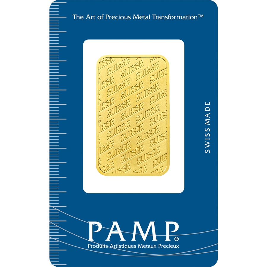 Invest in 1 oz Fine gold Swiss New - PAMP Swiss