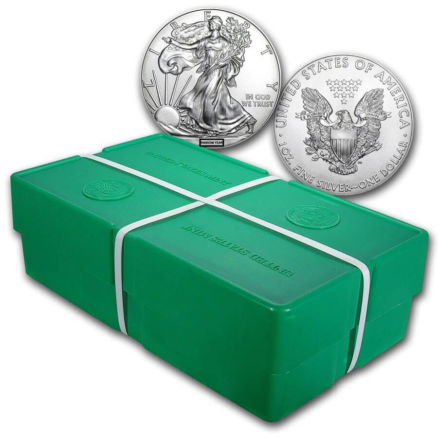 500 Münzen American Eagle Silber Monster Box - Münzen Box