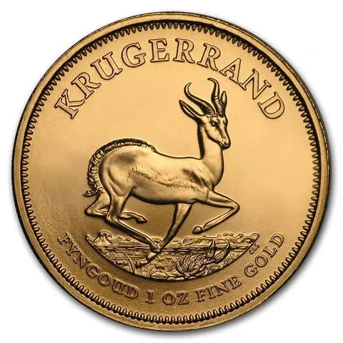 1 once pièce d'or pur 916.7 - Krugerrand Années Mixtes
