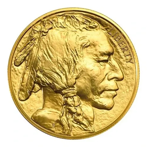 1 oz Fine Gold Coin 999.9 -  Buffalo BU Mixed Years 