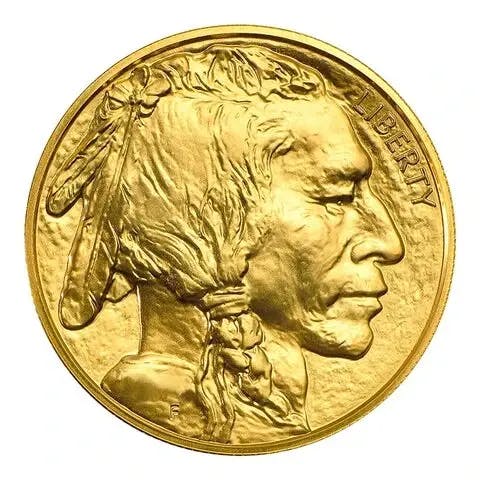 1 ounce Gold Coin -  Buffalo BU