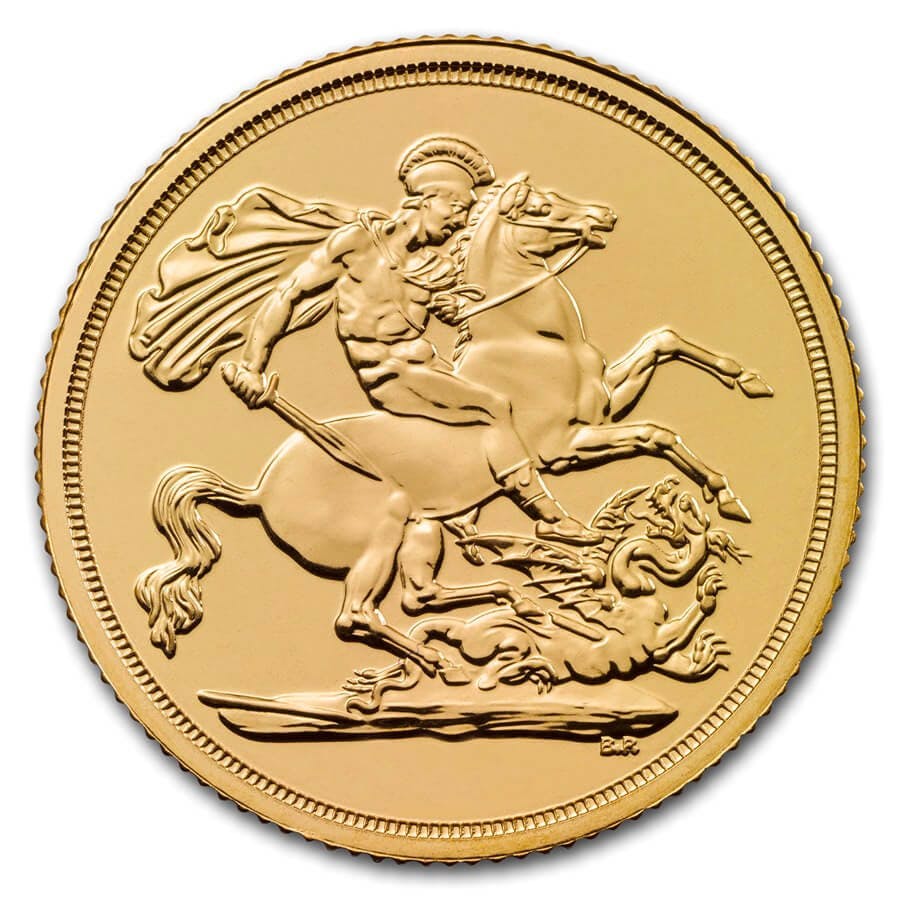 investir dans l'or Sovereign Elizabeth - Royal Mint - Front