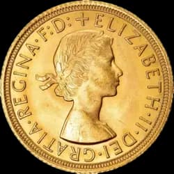 Sovereign Gold Coin - Young Elizabeth - Mixed Years Sovereign Gold Coin - Young Elizabeth - Mixed Years
