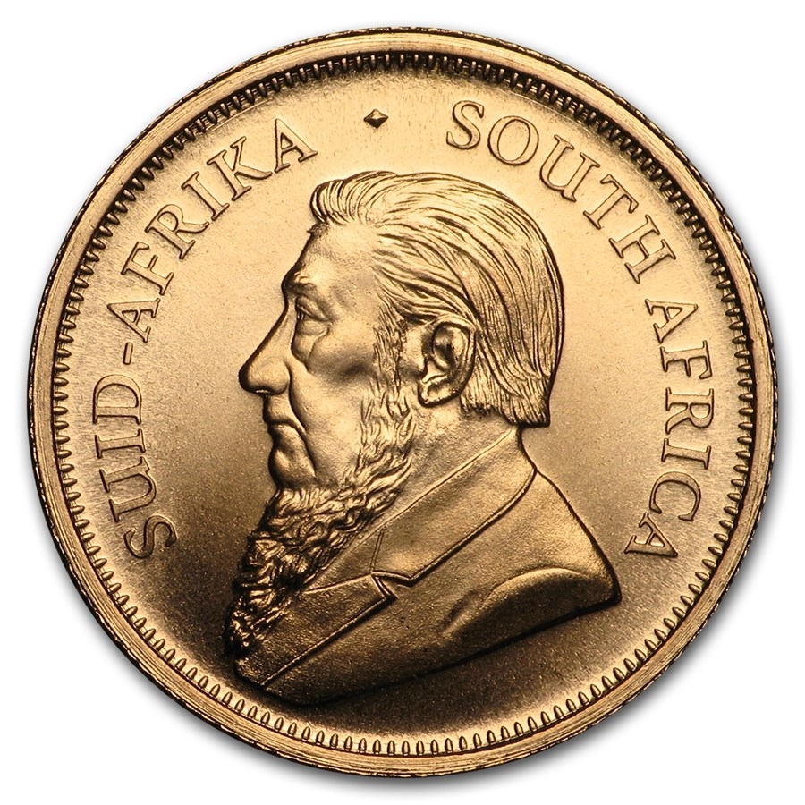 investir dans l'or 1/10 once Krugerrand - South Africa Mint - Back