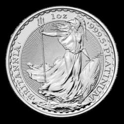 1 once Pièce de Platine - Britannia BU - Années Mixtes 1 once Pièce de Platine - Britannia BU - Années Mixtes