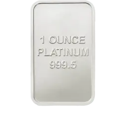 1 once lingotin de platine sans TVA 999.5 1 once lingotin de platine sans TVA 999.5