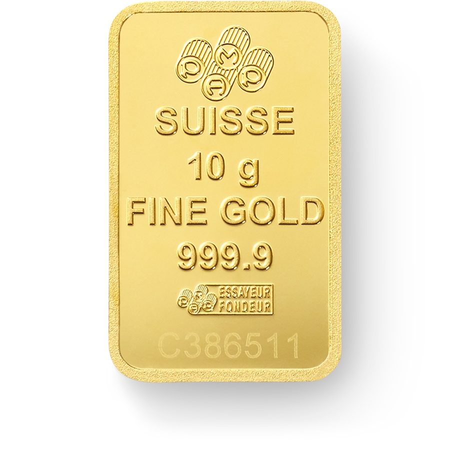 Black Friday offer Purchase 10 grams Fine gold Lady Fortuna - PAMP Swiss - Front