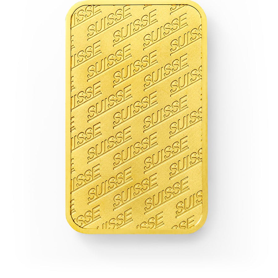 Acquistare 1 oncia lingottino d'oro puro 999.9 - PAMP Suisse New Design - Front