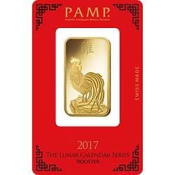 Purchase gold, 1 oz Fine gold Lunar Dog - PAMP Swiss - Pack Front Invest in 1 oz Fine gold Lunar Dog - PAMP Swiss - Pack Front