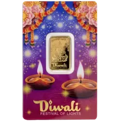 5 grammes Lingot d'Or - Diwali Lakshmi 5 grammes Lingot d'Or - Diwali Lakshmi