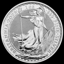 1 Unze Silbermünze - Britannia Charles III. - 2023 BU 1 Unze Silbermünze - Britannia Charles III. - 2023 BU