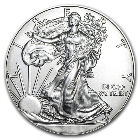 1 oncia moneta d’argento - American Eagle - BU