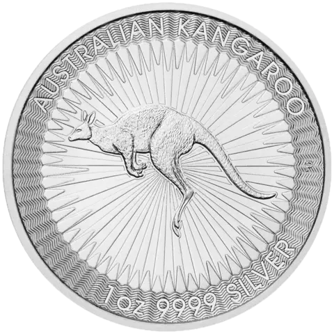 1 Unze Silbermünze - Perth Mint Känguru BU
