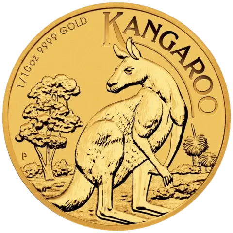 1/10 Feingoldmünze 999,9 - Perth Mint Känguru BU Gemischte Jahrgänge