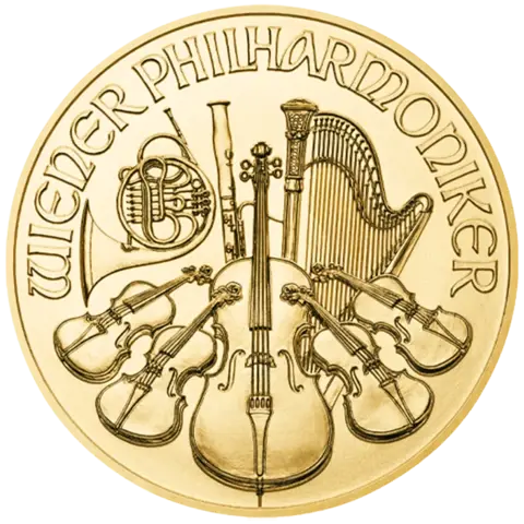 1/4 oz Gold Coin - Philharmonic