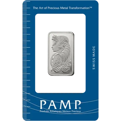 10 grammi lingottino d'argento- PAMP Suisse Lady Fortuna