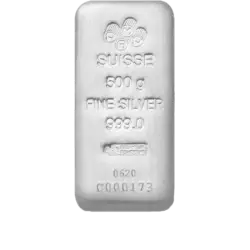 500 Gramm Silberbarren - PAMP Suisse 500 Gramm Silberbarren - PAMP Suisse