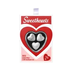 Lingotti d’argento Sweethearts Candy PAMP Suisse in edizione limitata Lingotti d’argento Sweethearts Candy PAMP Suisse in edizione limitata