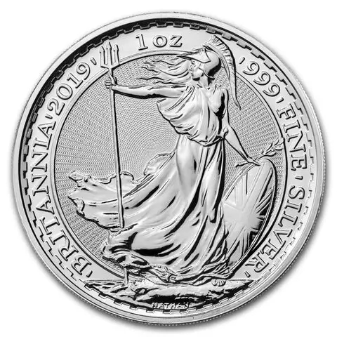 1 oncia moneta d'argento - Britannia BU