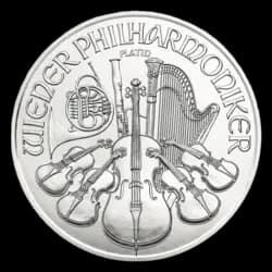 1 once Pièce de Platine - Philharmonique BU - Années Mixtes 1 once Pièce de Platine - Philharmonique BU - Années Mixtes