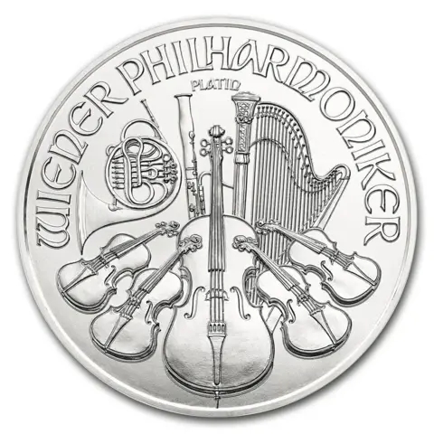 1 oncia moneta di platino - Filarmonica BU
