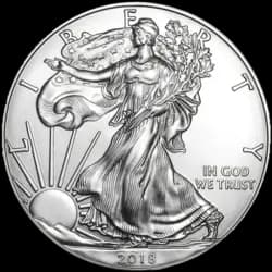 1 oncia Moneta d'Argento - American Eagle 2018 1 oncia Moneta d'Argento - American Eagle 2018