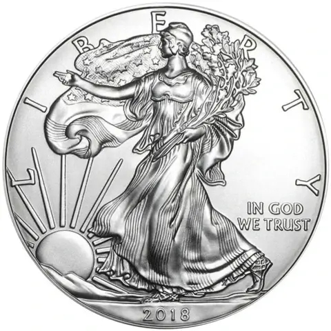 1 oncia moneta d'argento - American Eagle 2018
