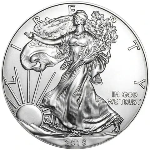 1 ounce Silver Coin - American Eagle 2018