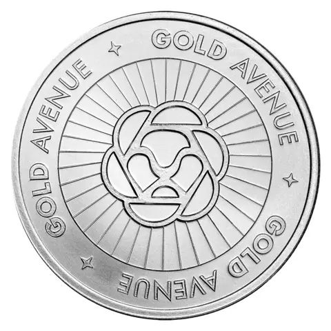 1 ounce Silver Round - GOLD AVENUE 