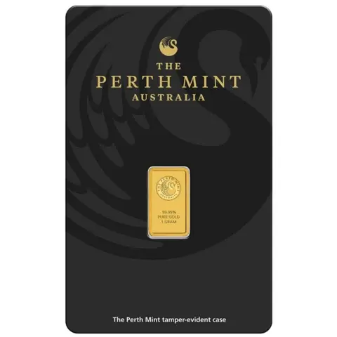 1 gram Gold Bar - The Perth Mint