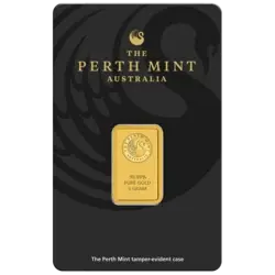 5 gram Gold Bar - The Perth Mint  5 gram Gold Bar - The Perth Mint