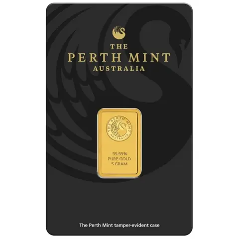5 gram Gold Bar - The Perth Mint 