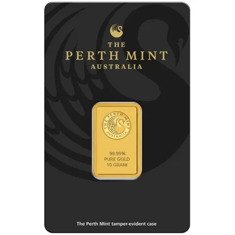 10 grammi lingottino d'oro - The Perth Mint
