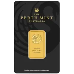 20 gram Gold Bar - The Perth Mint 20 gram Gold Bar - The Perth Mint