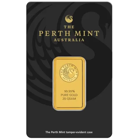 20 gram Gold Bar - The Perth Mint