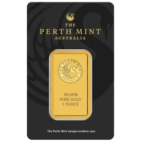 1 oz Gold Bar - The Perth Mint