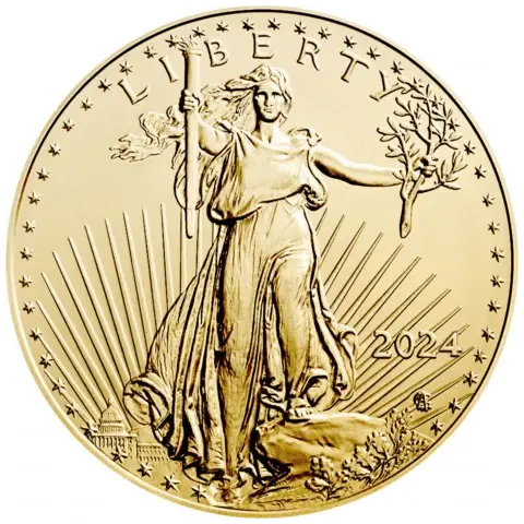 1 oncia moneta d'oro  - American Eagle 2024