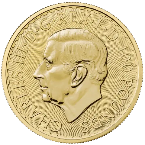 1 oncia moneta d’oro - Britannia Carlo III 2024