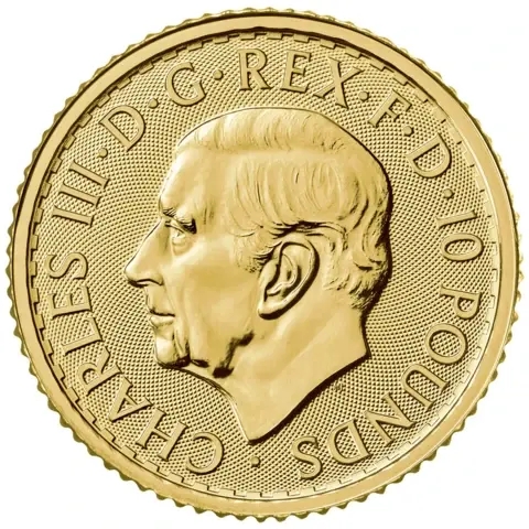 1/10 oz Gold Coin - Britannia Charles III 2024