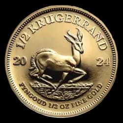 1/2 Unze Goldmünze - Krugerrand 2024 1/2 Unze Goldmünze - Krugerrand 2024