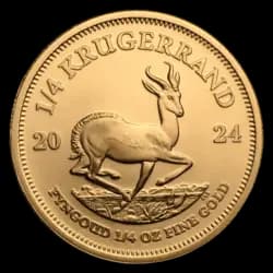 1/4 oncia Moneta d'Oro - Krugerrand 2024 1/4 oncia Moneta d'Oro - Krugerrand 2024