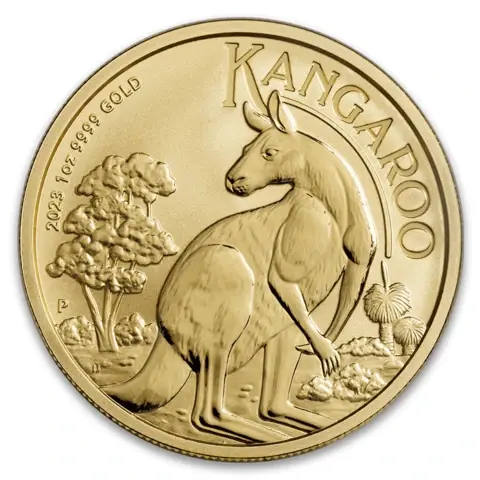 1 oz Gold Coin Kangaroo 2023