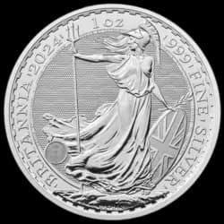 1 Unze Silbermünze - Britannia Charles III. - 2024 1 Unze Silbermünze - Britannia Charles III. - 2024