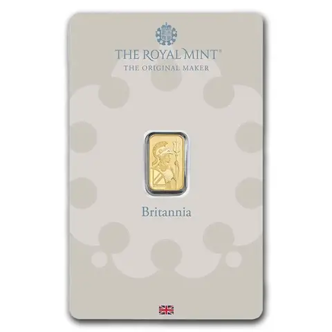 1 grammo Lingottino d'Oro - The Royal Mint Britannia