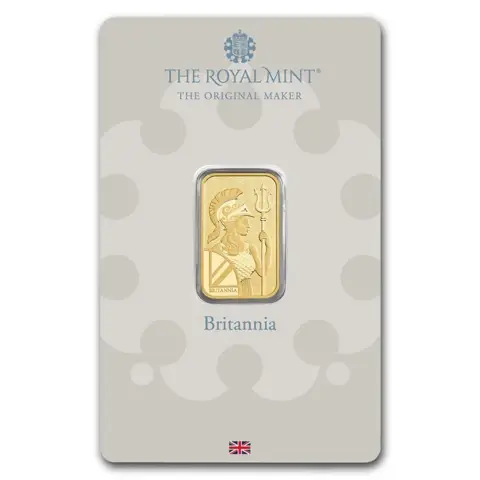 5 grammes Lingotin d'Or - The Royal Mint Britannia
