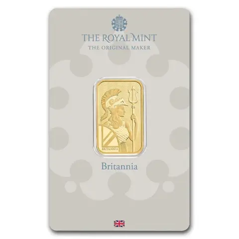 10 gram Gold Bar - The Royal Mint Britannia