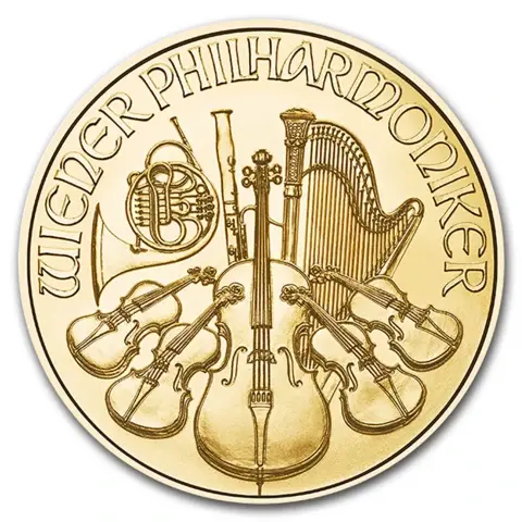 1 oncia moneta d'oro - Filarmonica 2024